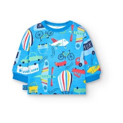 блуза,детски,блузи,boboli,148148,sweater,multicolor,(print)