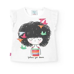 тениска,детски,тениски,boboli,218124,sleeveless,t,shirt,multicolor,(white)