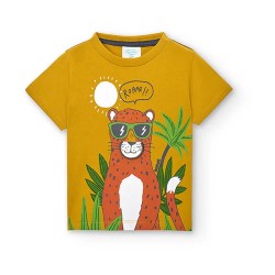 тениска,детски,тениски,boboli,328137,short,sleeve,t,shirt,yellow,(mustard)