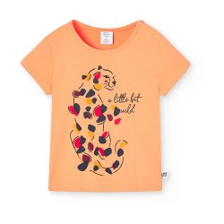тениска,детски,тениски,boboli,448118,short,sleeve,t,shirt,orange,(orange)
