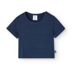 тениска,детски,тениски,boboli,498034,short,sleeve,t,shirt,blue,(navy)