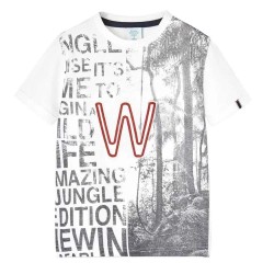 тениска,детски,тениски,boboli,518048,short,sleeve,t,shirt,white,(off,white)