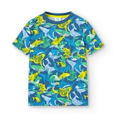 тениска,детски,тениски,boboli,528195,short,sleeve,t,shirt,multicolor,(print)