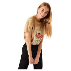 тениска,дамски,тениски,garcia,n40205,short,sleeve,t,shirt,brown,(safari,gold)
