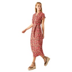 рокля,дамски,поли,и,рокли,garcia,o40083,short,sleeve,long,dress,multicolor