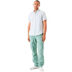 риза,с,къс,ръкав,мъжки,ризи,garcia,q41092,short,sleeve,shirt,stripe,blue,(blue)