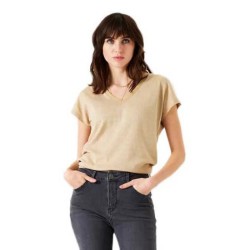 тениска,дамски,тениски,garcia,z0016,short,sleeve,t,shirt,beige,(iced,coffee)