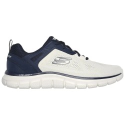 маратонки,мъжки,маратонки,skechers,track,trainers,off,white,engineered,mesh,pu,navy,trim,(white)