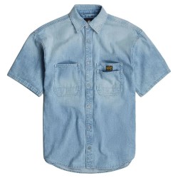 риза,с,къс,ръкав,дамски,блузи,дамски,ризи,g,star,venture,short,sleeve,shirt,blue