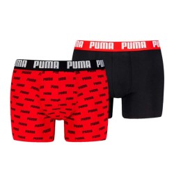 боксерки,мъжко,бельо,puma,everyday,aop,print,boxers,2,units,red,black,(multicolor)