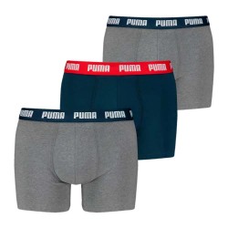 боксерки,мъжко,бельо,puma,everyday,boxers,3,units,grey,navy,red,combo,(multicolor)