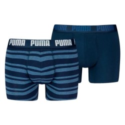 боксерки,мъжко,бельо,puma,everyday,heritage,stripe,boxers,2,units,denim,(blue)