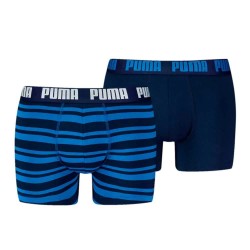 боксерки,мъжко,бельо,puma,everyday,heritage,stripe,boxers,2,units,true,blue,combo,(multicolor)