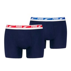 боксерки,мъжко,бельо,puma,everyday,multi,logo,boxers,2,units,navy,combo,(multicolor)