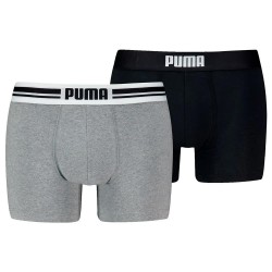 боксерки,мъжко,бельо,puma,everyday,placed,logo,boxers,2,units,grey,melange,black,(multicolor)