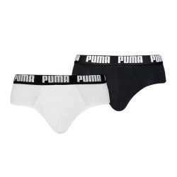 мъжко,бельо,puma,everyday,slips,2,units,white,black,(multicolor)