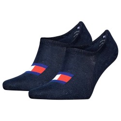 чорапи,мъжки,чорапи,tommy,hilfiger,flag,no,show,socks,2,pairs,dark,navy,(blue)