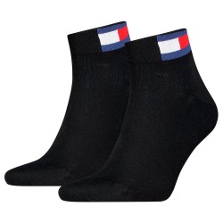 чорапи,мъжки,чорапи,tommy,hilfiger,flag,quarter,short,socks,2,pairs,multicolor,(black)