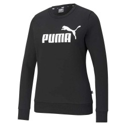 блуза,дамски,блузи,puma,essential,logo,crew,sweatshirt,puma,black,(black)