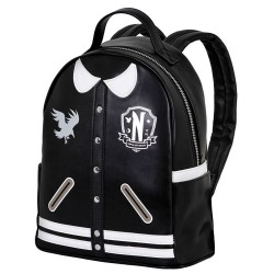 раница,раници,karactermania,varsity,wednesday,backpack,black