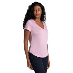 тениска,дамски,тениски,lolë,everyday,short,sleeve,v,neck,t,shirt,pink,(verbena)
