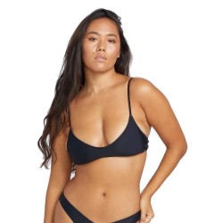 дамски,бански,костюми,volcom,simply,solid,bikini,top,black,(black)