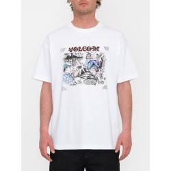 тениска,мъжки,тениски,volcom,street,keutchi,short,sleeve,crew,neck,t,shirt,white