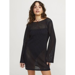 рокля,дамски,поли,и,рокли,jack,&,jones,grace,long,sleeve,midi,dress,black