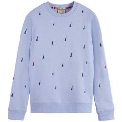 блуза,мъжки,пуловери,scotch,&,soda,175535,sweatshirt,blue