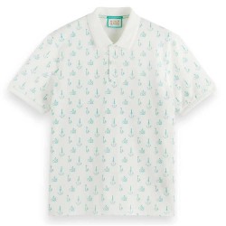 мъжки,блузи,с,яка,scotch,&,soda,175555,short,sleeve,polo,white