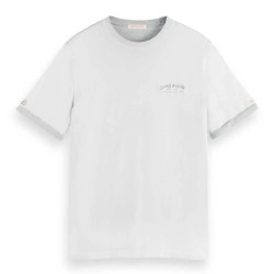 тениска,мъжки,тениски,scotch,&,soda,175561,short,sleeve,t,shirt,white