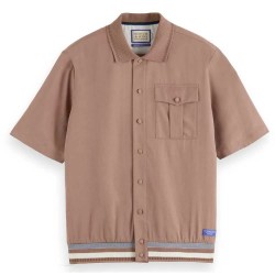 риза,с,къс,ръкав,мъжки,ризи,scotch,&,soda,tencel,short,sleeve,shirt,beige