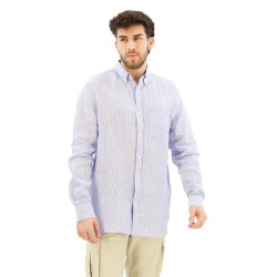 риза,с,дълъг,ръкав,мъжки,ризи,ecoalf,adan,long,sleeve,shirt,purple,(off,white,blue,stripe)