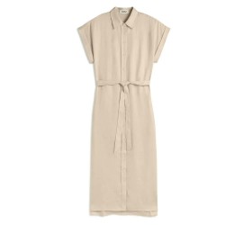 рокля,дамски,поли,и,рокли,ecoalf,amatista,sleeveless,long,dress,beige