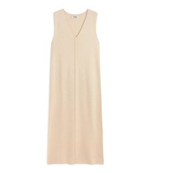 рокля,дамски,поли,и,рокли,ecoalf,cercis,sleeveless,long,dress,beige