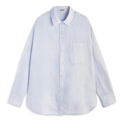 риза,с,дълъг,ръкав,дамски,блузи,дамски,ризи,ecoalf,daria,long,sleeve,shirt,light,blue,(white)