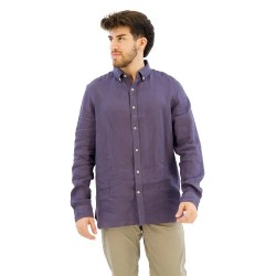 Риза с дълъг ръкав Ecoalf Malibu long sleeve shirt - Blue (Light Indigo) риза,с,дълъг,ръкав,мъжки,ризи,ecoalf,malibu,long,sleeve,shirt,blue,(light,indigo)