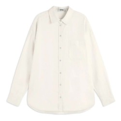 риза,с,дълъг,ръкав,дамски,блузи,дамски,ризи,ecoalf,daria,long,sleeve,shirt,beige,(off,white)