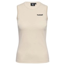 тениска,дамски,тениски,hummel,legacy,asly,rib,sleeveless,t,shirt,beige,(egret)