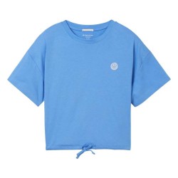 тениска,детски,тениски,tom,tailor,cropped,badge,short,sleeve,t,shirt,blue,(sicilian,blue)