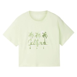 тениска,детски,тениски,tom,tailor,cropped,printed,short,sleeve,t,shirt,soft,garden,green,(green)