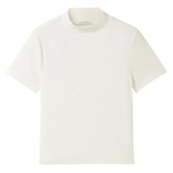 тениска,детски,тениски,tom,tailor,cropped,rib,short,sleeve,t,shirt,white,(wool,white)