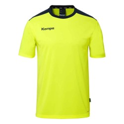 Тениска Kempa Emotion 27 short sleeve T-shirt - Yellow (Yellow Fluor / Navy) тениска,мъжки,тениски,дамски,тениски,kempa,emotion,27,short,sleeve,t,shirt,yellow,(yellow,fluor,navy)