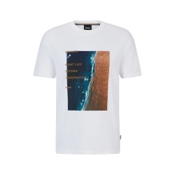 тениска,мъжки,тениски,boss,tiburt,388,short,sleeve,t,shirt,white