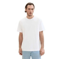 тениска,мъжки,тениски,tom,tailor,piqué,1042510,short,sleeve,t,shirt,white