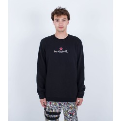 блуза,мъжки,пуловери,hurley,25th,s1,sweatshirt,black