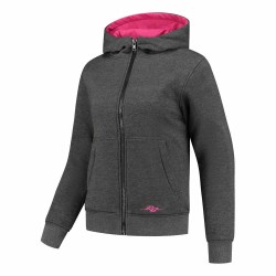 Блуза Rusty stitches Wendy full zip sweatshirt - Grey (Grey / Pink) блуза,дамски,блузи,rusty,stitches,wendy,full,zip,sweatshirt,grey,(grey,pink)