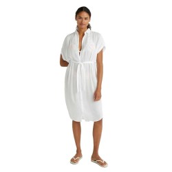 рокля,дамски,поли,и,рокли,o´neill,cali,beach,short,sleeve,dress,snow,white,(white)