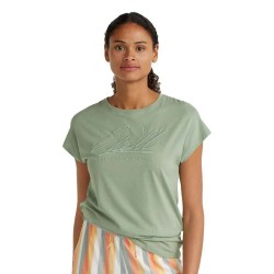 тениска,дамски,тениски,o´neill,essentials,signature,short,sleeve,t,shirt,lily,pad,(green)