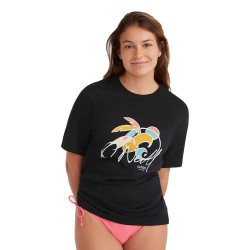 тениска,дамски,тениски,o´neill,luano,graphic,short,sleeve,t,shirt,black,out,(black)